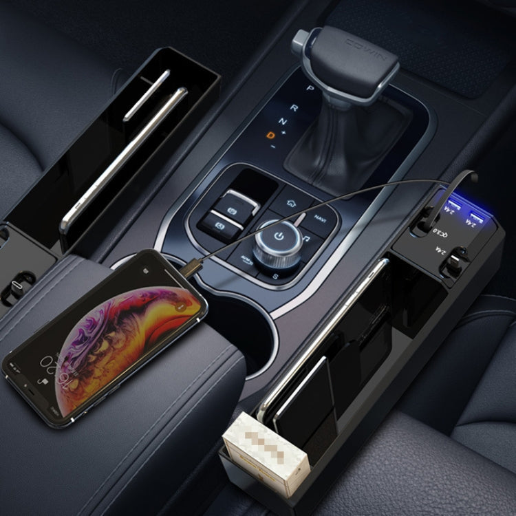 Micro USB + USB-C / Type-C + 8PIN Interface Car Multi-functional Cup Holder Seat Gap Side Storage Box ÎҵÄÉ̵ê