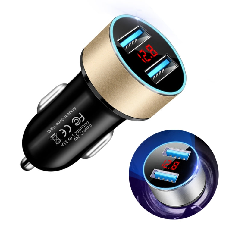 JMG-C016A 5V 3.1A Car Dual USB Charger with LED Display ÎҵÄÉ̵ê