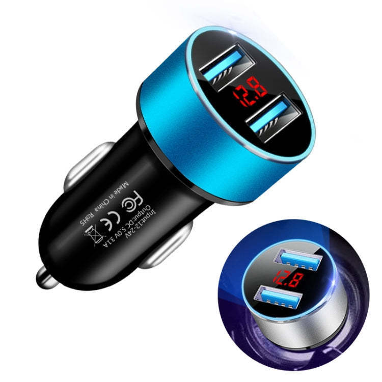 JMG-C016A 5V 3.1A Car Dual USB Charger with LED Display ÎҵÄÉ̵ê