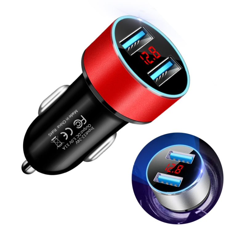 JMG-C016A 5V 3.1A Car Dual USB Charger with LED Display ÎҵÄÉ̵ê