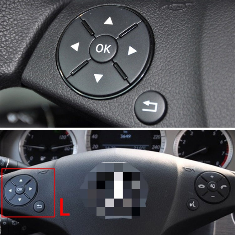 Car Multi-functional Steering Wheel Left Switch Button for Mercedes-Benz W204 / W212 / X204 2008-2015, Left and Right Drive Universal ÎҵÄÉ̵ê