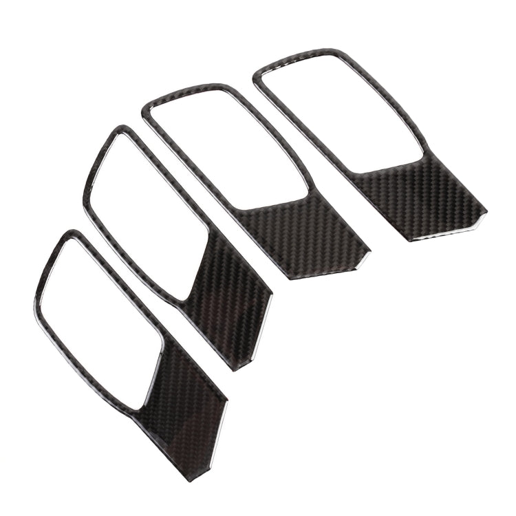 4 in 1 Car Carbon Fiber Door Inner Handle Decorative Sticker for WEY TANK 300 ÎҵÄÉ̵ê