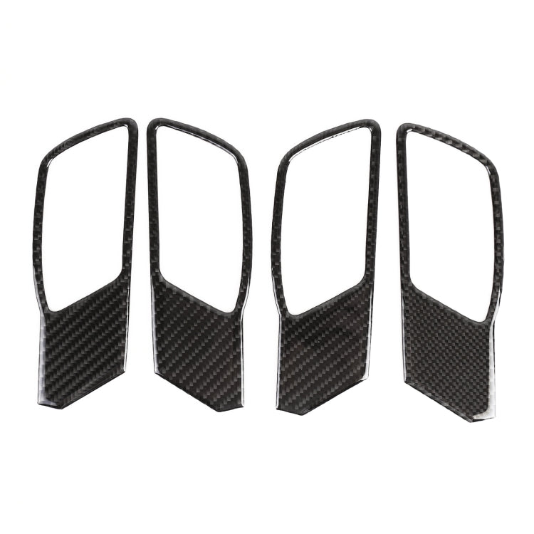 4 in 1 Car Carbon Fiber Door Inner Handle Decorative Sticker for WEY TANK 300 ÎҵÄÉ̵ê