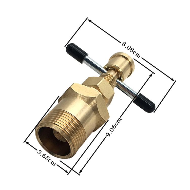 ZK-020 Car 15mm & 22mm Olive Remove Puller Solid Brass Copper Pipe Fitting