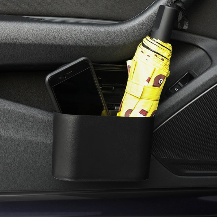 Vehicle Trash Can Bin Rubbish Bin Organizer Car-mounted Trash Storage Box