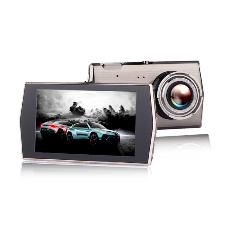 H600 4 inch Front and Rear Dual-recording HD 1080P Night Vision Driving Recorder Support Loop Recording / Parking Monitoring ÎҵÄÉ̵ê