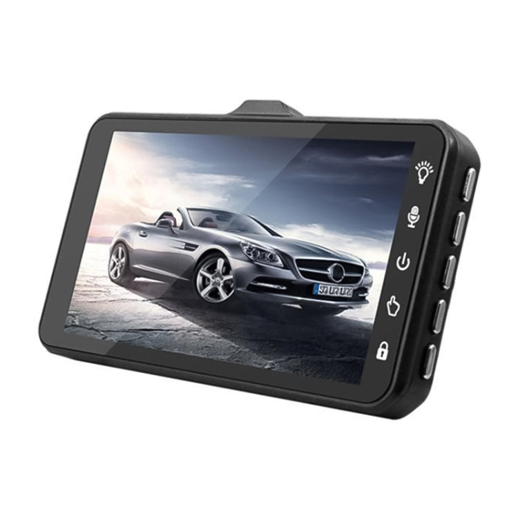 X97 4 inch Front and Rear Dual-recording HD 1080P Night Vision Driving Recorder Support Loop Recording / Parking Monitoring