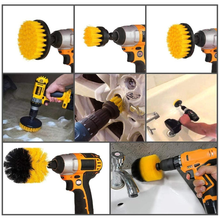 23 in 1 Floor Wall Window Glass Cleaning Descaling Electric Drill Brush Head Set