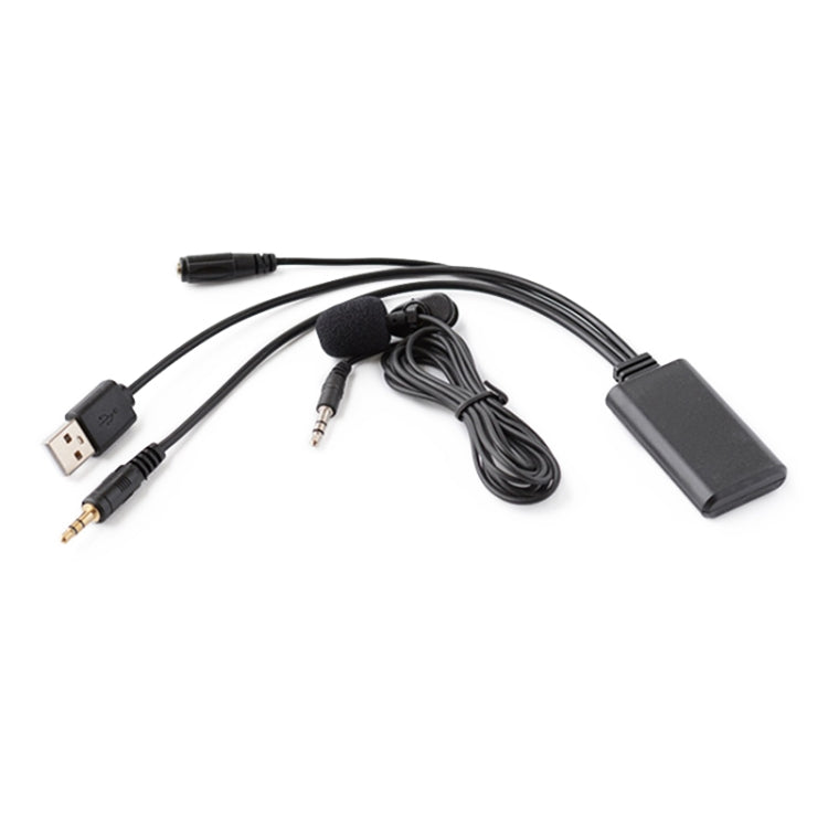 Car AUX Music + MIC Bluetooth Phone Cable, Cable Length: 1.5m