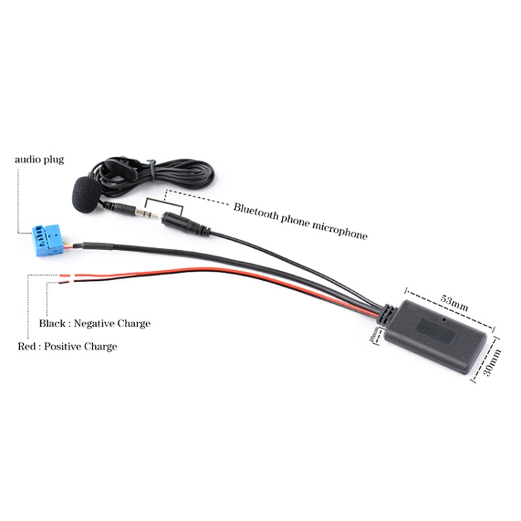 Car Wireless Bluetooth Module AUX Audio Adapter Cable AUX Bluetooth Music + MIC for Mazda M6 M3 RX-8 MX-5 / Bestune B70