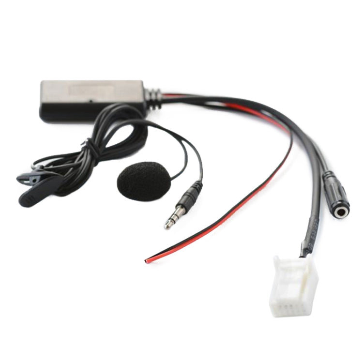 Car Wireless Audio Adapter Cable Bluetooth Music AUX  Receiver + MIC Phone Function for Mazda 5 8 CX9 CX7