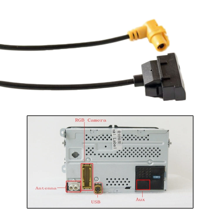 Car RCD510+RSN315 VDO290/292/2313A Modified USB Cable for Volkswagen / Skoda Octavia