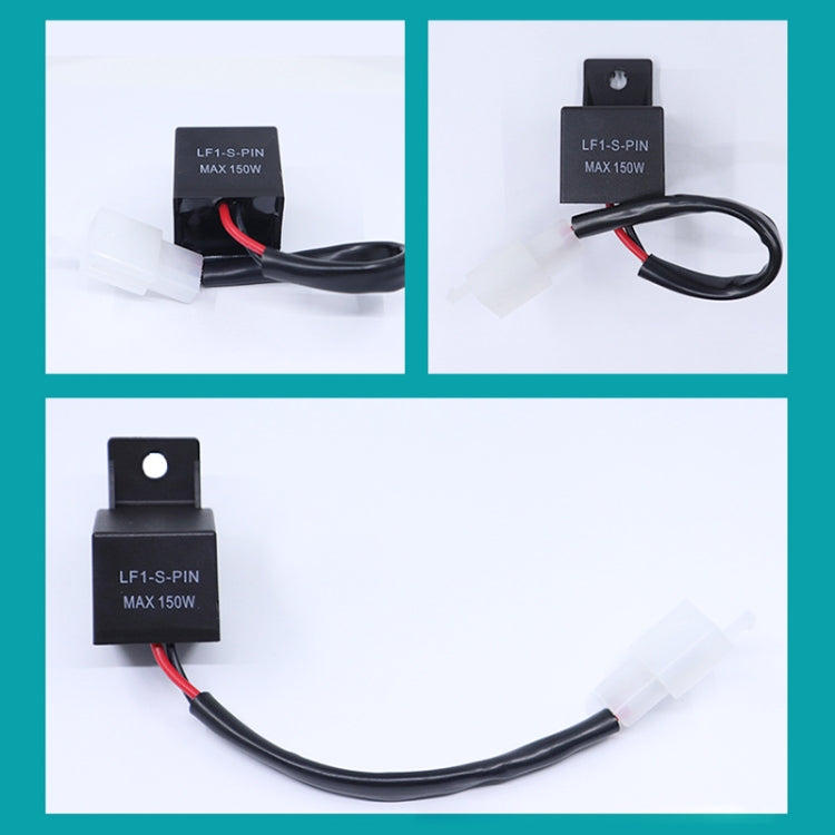 Motorcycle 2PIN with Wire Sealing Rubber Relay LED Light Control Turn Signal ÎҵÄÉ̵ê