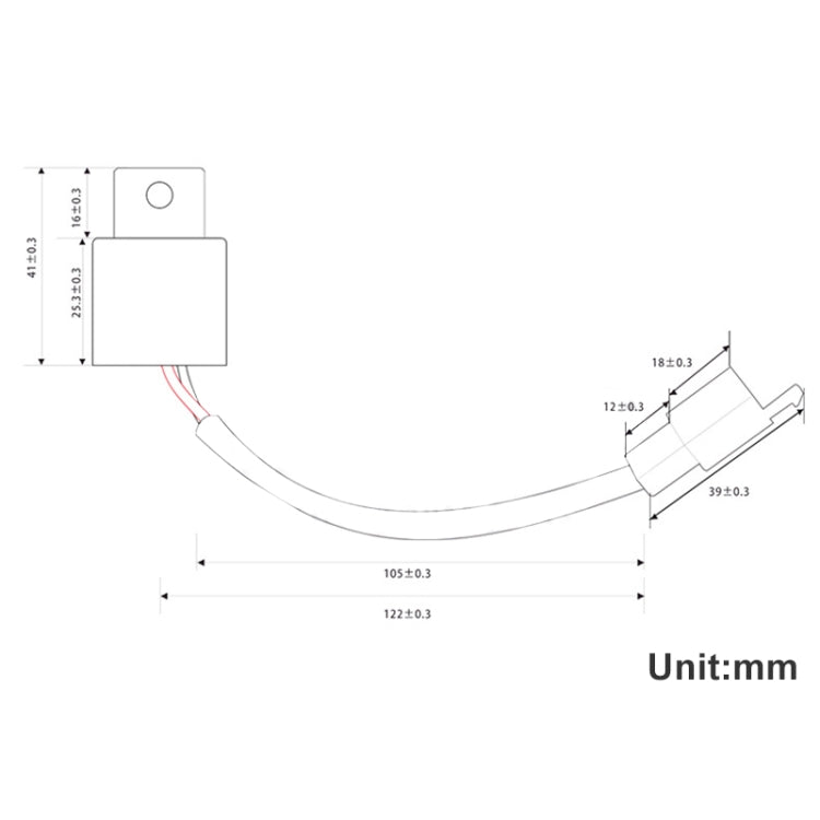 Motorcycle 2PIN with Wire Sealing Rubber Relay LED Light Control Turn Signal ÎҵÄÉ̵ê