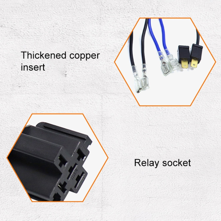 24V Car Horn Wiring Harness Relay Cable-Reluova