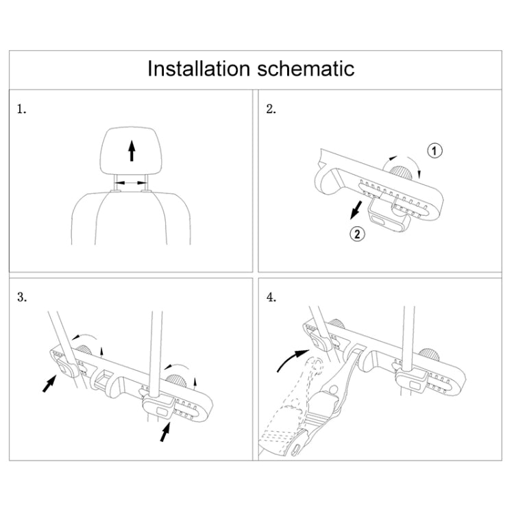 CSJY-3001 Car Children Safety Seat LATCH Interface Bracket Headrest Fixer ÎҵÄÉ̵ê