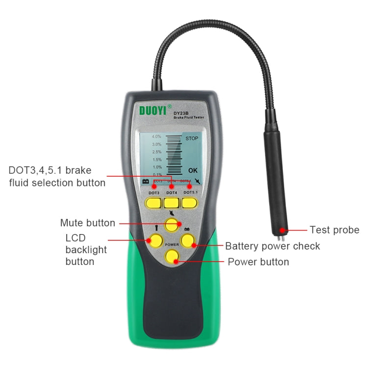 DUOYI DY23B Car Brake Fluid Detection Pen Moisture Tester ÎҵÄÉ̵ê