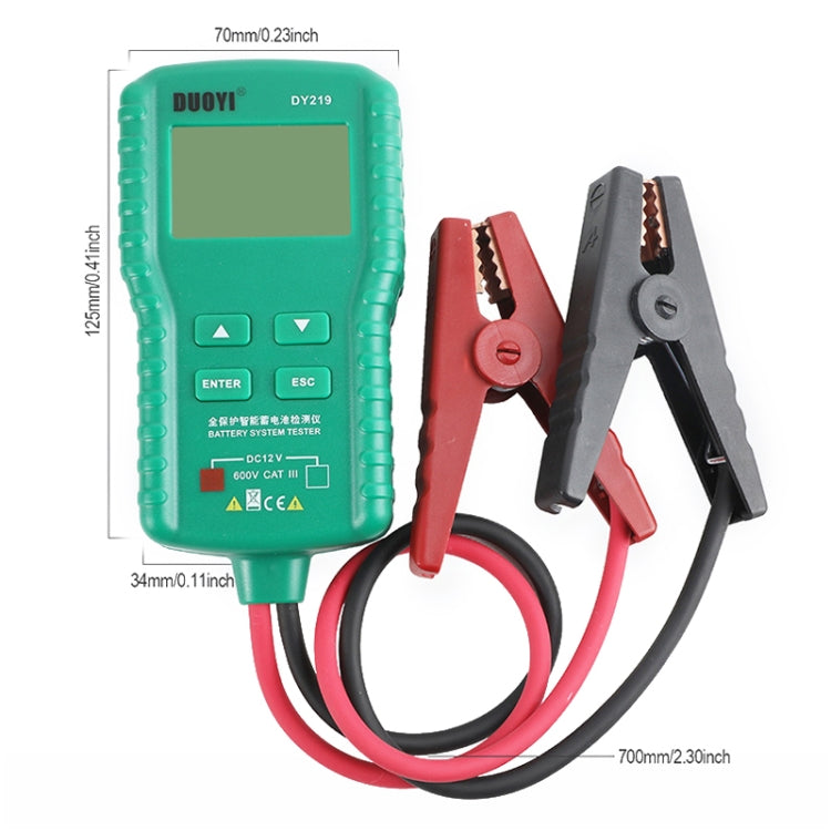 DUOYI DY219 Digital Battery Analyzer Car Fault Diagnostic Device Current and Voltage Detector ÎҵÄÉ̵ê