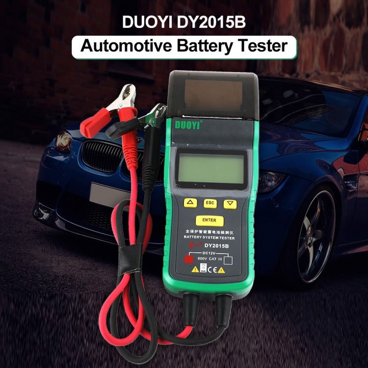 DUOYI DY2015B Car 12V Battery Tester