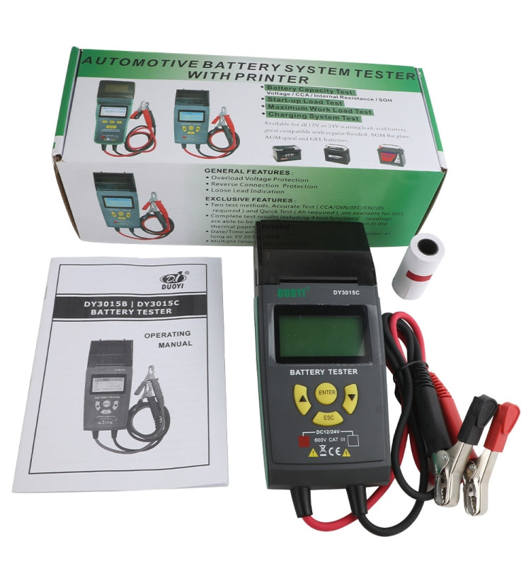 DUOYI DY3015C Car 24V Battery Tester ÎҵÄÉ̵ê