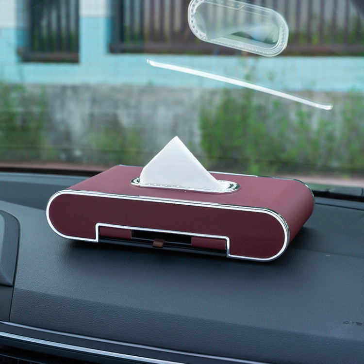 Car Dashboard Diamond Paper Towel Box with Temporary Parking Phone Number Card & Phone Holder ÎҵÄÉ̵ê