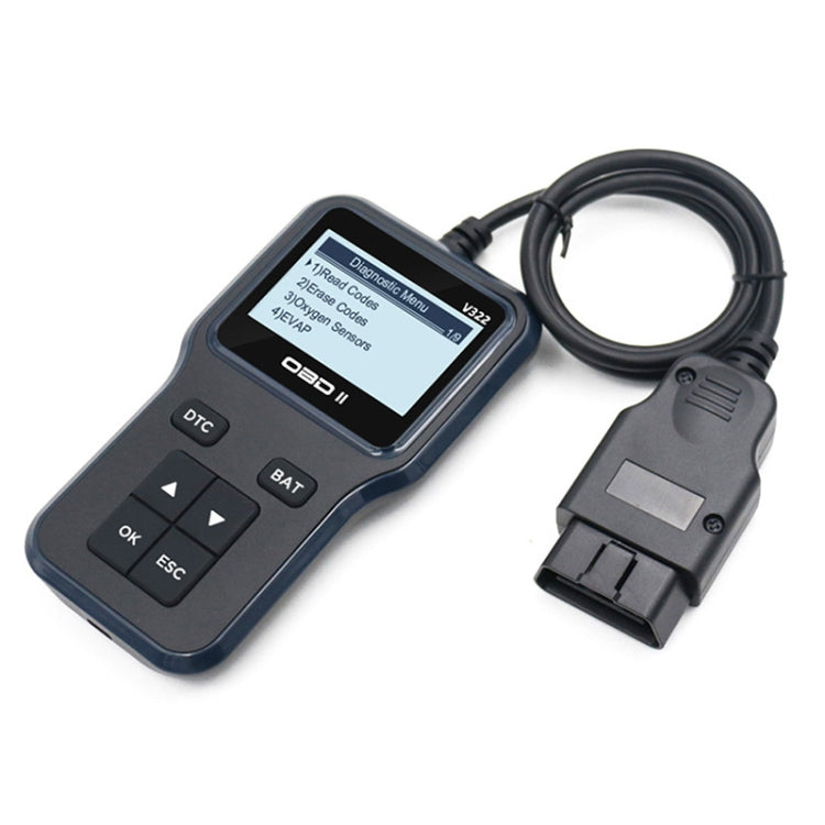 V322 Car OBD Handheld Code Reader Multilingual Fault Diagnosis Device