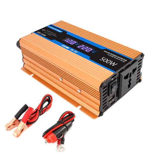 Carmaer 12V to 220V 500W Car Multi-function Double Digital Display Inverter Household Power Converter ÎҵÄÉ̵ê