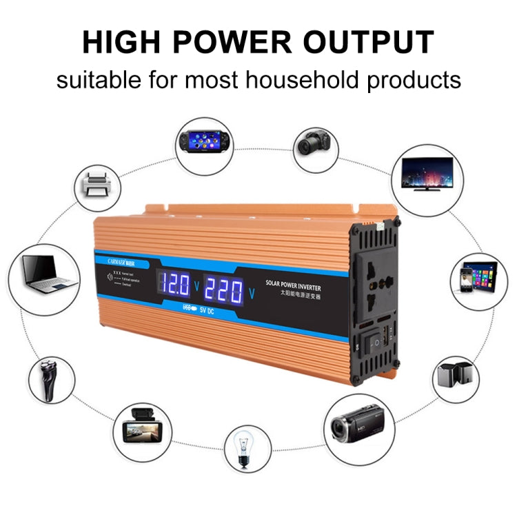 Carmaer 12V to 220V 500W Car Multi-function Double Digital Display Inverter Household Power Converter ÎҵÄÉ̵ê