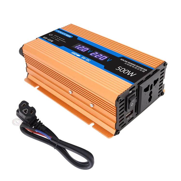 Carmaer 48V to 220V 500W Car Multi-function Double Digital Display Inverter Household Power Converter ÎҵÄÉ̵ê