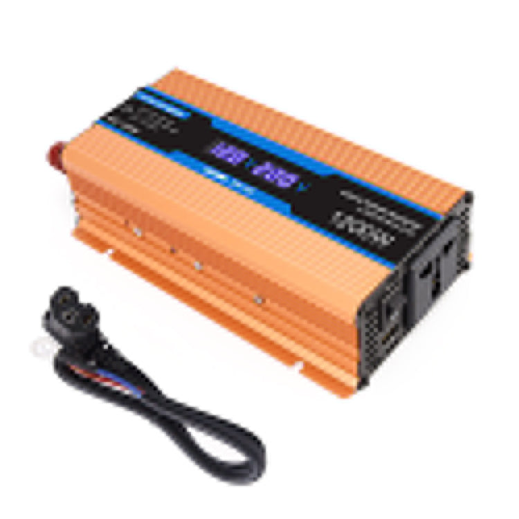 Carmaer 48V to 220V 1200W Car Multi-function Double Digital Display Inverter Household Power Converter