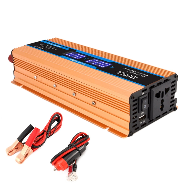 Carmaer 24V to 220V 2200W Car Multi-function Double Digital Display Inverter Household Power Converter ÎҵÄÉ̵ê