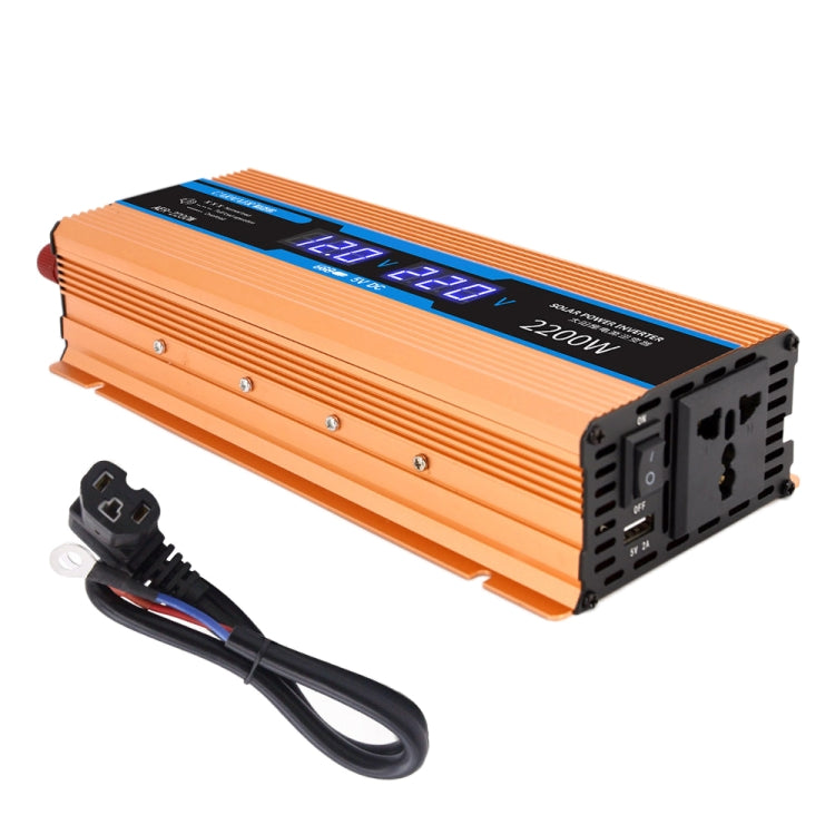 Carmaer 48V to 220V 2200W Car Multi-function Double Digital Display Inverter Household Power Converter ÎҵÄÉ̵ê