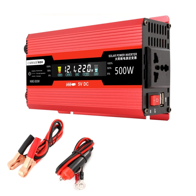 Carmaer US Plug 12V to 110V 500W Car LCD Display Inverter Household Power Converter ÎҵÄÉ̵ê