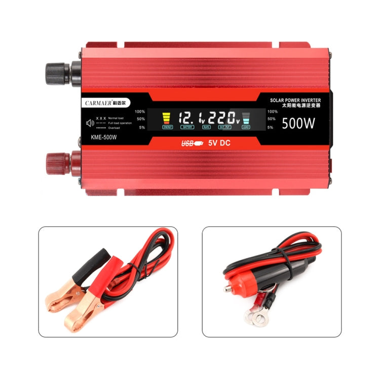 Carmaer US Plug 12V to 110V 500W Car LCD Display Inverter Household Power Converter ÎҵÄÉ̵ê