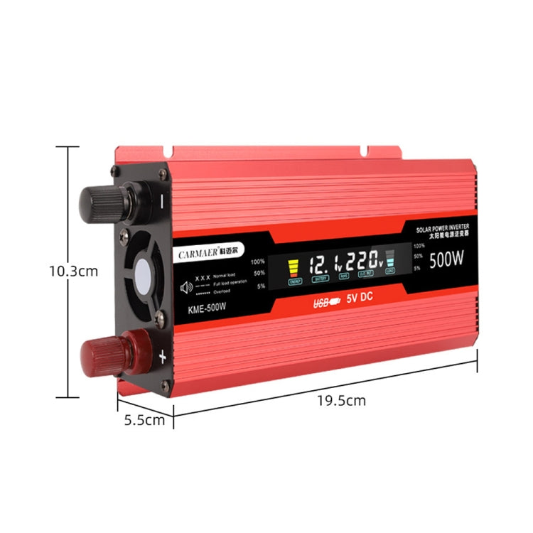 Carmaer Universal 12V to 220V 500W Car LCD Display Inverter Household Power Converter ÎҵÄÉ̵ê