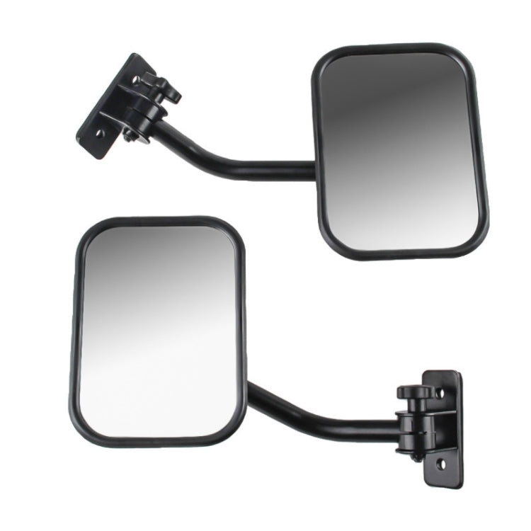 SF-JP-003 Pair  Car Side Door Rearview Mirror Adjustable Shape Angle Lens Blind Spot Exterior Mirror for Jeep Wrangler ÎҵÄÉ̵ê