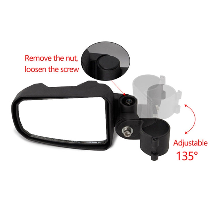 Pair All-terrain Vehicles Wide Field View 1.75 inch Rearview Mirror Side Reflector Mirror for UTV / ATV ÎҵÄÉ̵ê