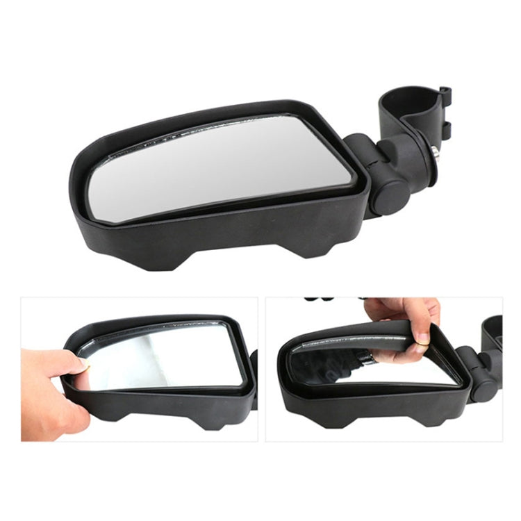 Pair All-terrain Vehicles Wide Field View 1.75 inch Rearview Mirror Side Reflector Mirror for UTV / ATV ÎҵÄÉ̵ê