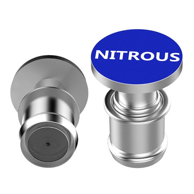 2 PCS 12V Car / Motorcycle NITROUS Letter Metal Cigarette Lighter Cigarette Butt-Reluova