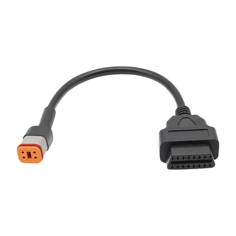 4Pin Motorcycles OBD2 Conversion Cable OBDII Diagnostic Adapter Cable for Harley Davidson-Reluova