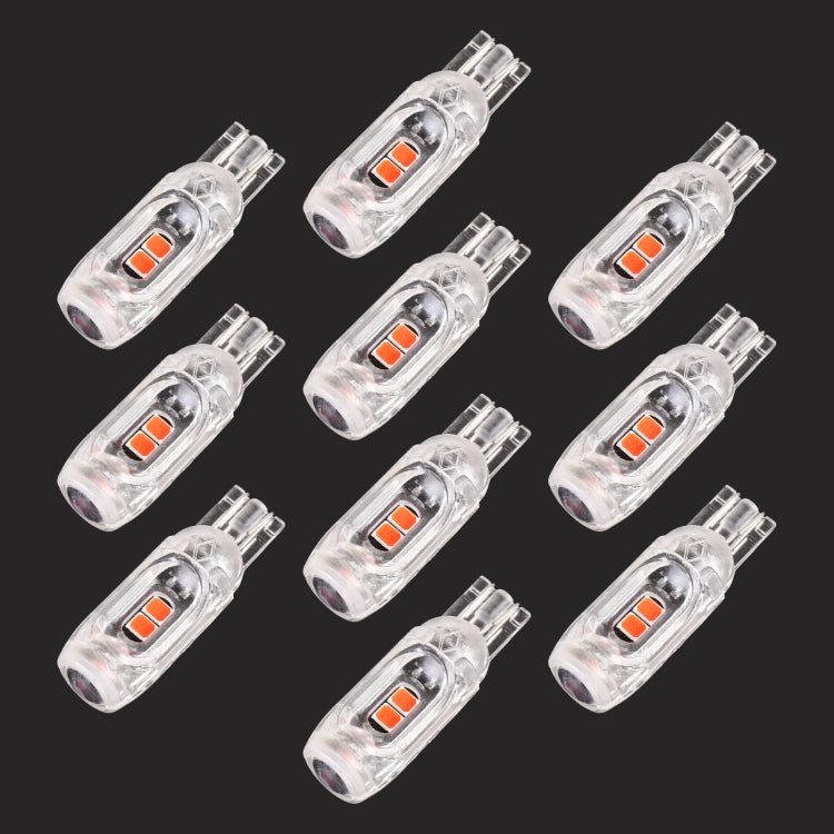 10 PCS T10 DC12V / 1W Car Clearance Light 5LEDs SMD-3030 Lamp Beads