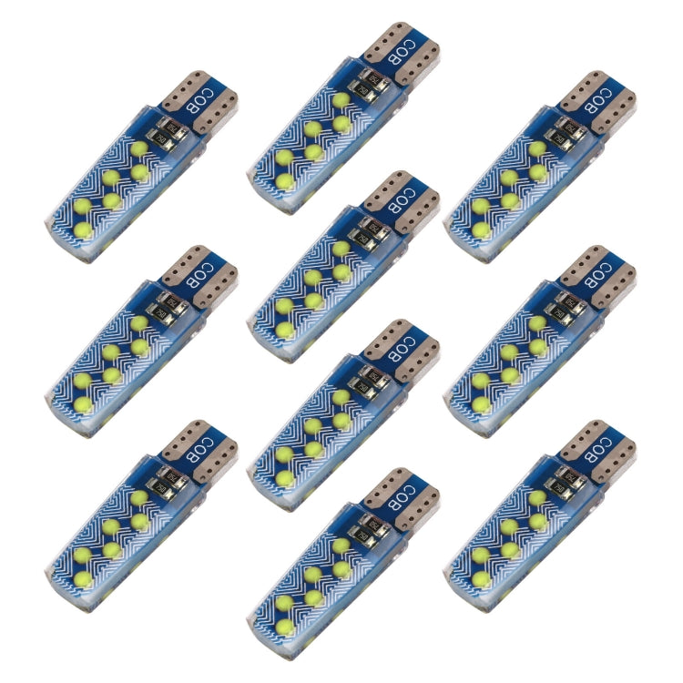 10 PCS T10 DC12V / 1.2W Car Clearance Light 12LEDs COB Lamp Beads