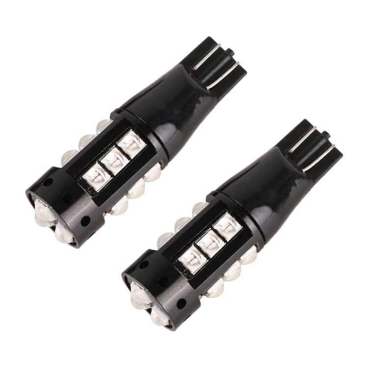 2 PCS T10 DC12V / 6.5W Car Clearance Light 15LEDs SMD-3030 Lamp Beads-Reluova