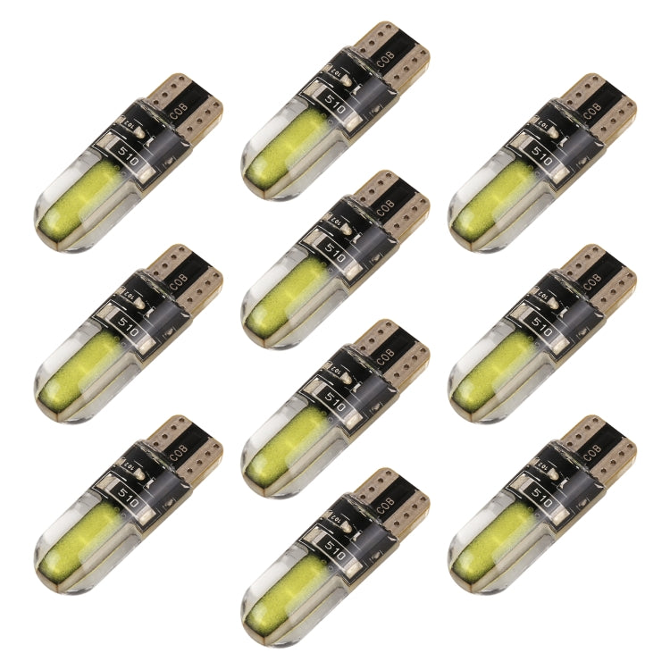 10 PCS T10 DC12V / 1W Car Clearance Light COB Lamp Beads