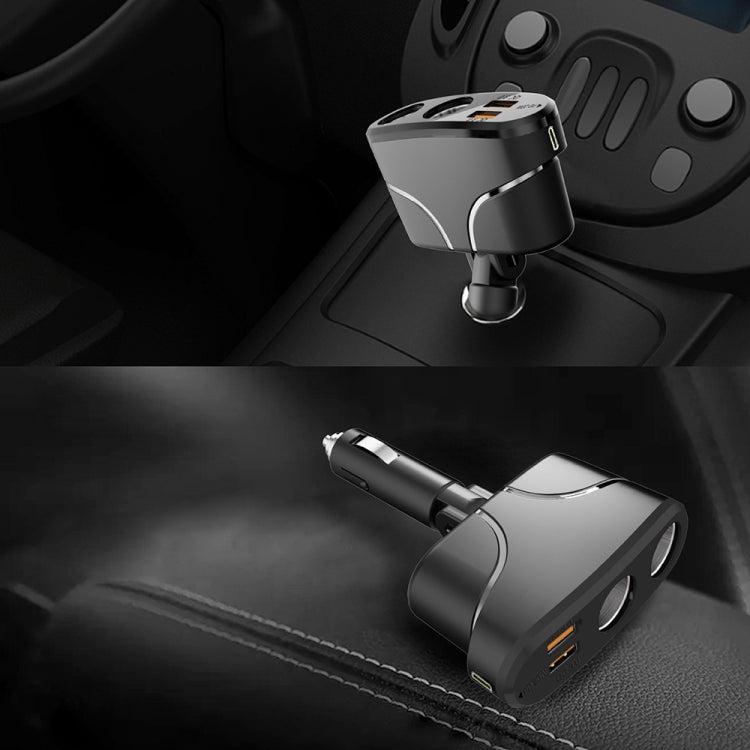 TR35 Car 2 in 1 Cigarette Lighter Extension Socket 20W PD Fast Charge QC3.0 USB Charger ÎҵÄÉ̵ê