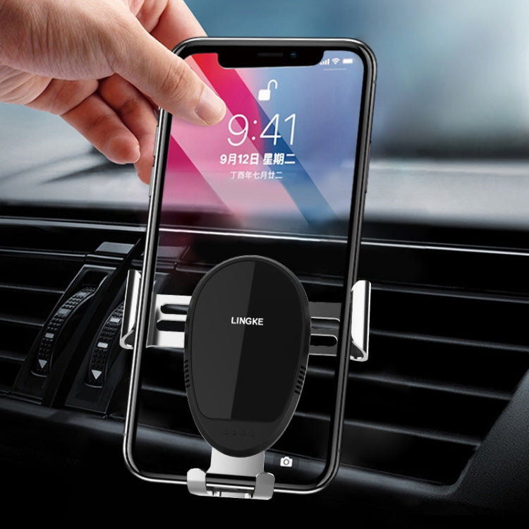 LINGKE Car Air Outlet Snap-in Gravity Mobile Phone Holder ÎҵÄÉ̵ê