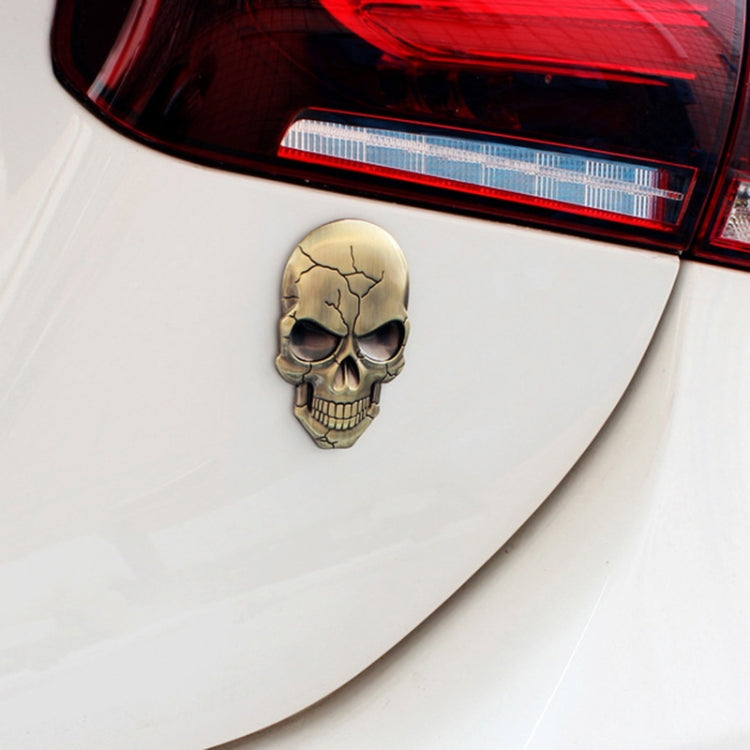 Three-dimensional Devil Skull Metal Car Sticker ÎҵÄÉ̵ê