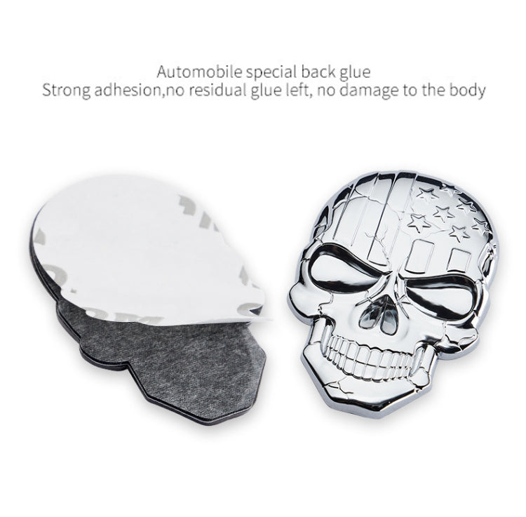 Three-dimensional Devil Skull Metal Plating Car Sticker ÎҵÄÉ̵ê