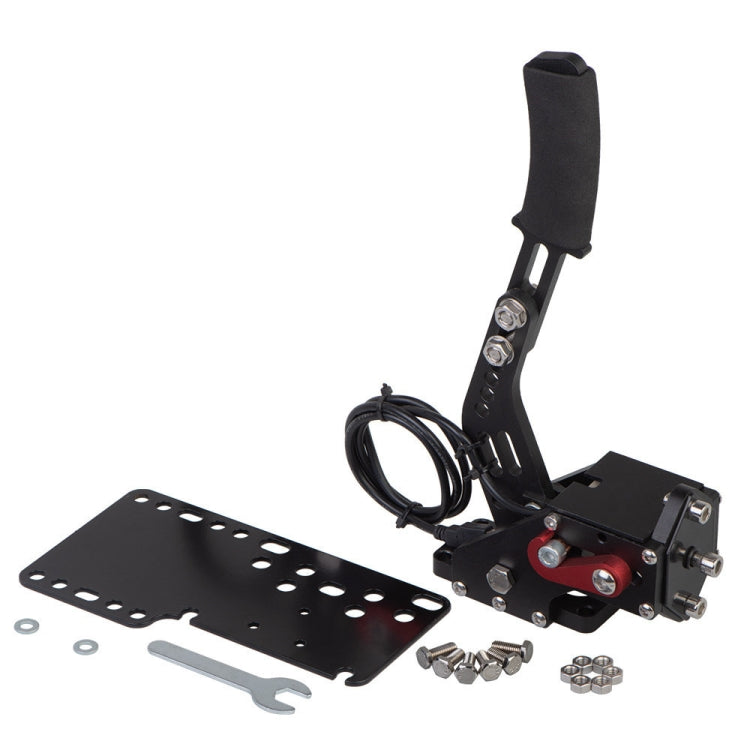 Modified Analog Linear 14bit USB Racing Game PC Drifting Handbrake for Win System, with Support Plate Reluova