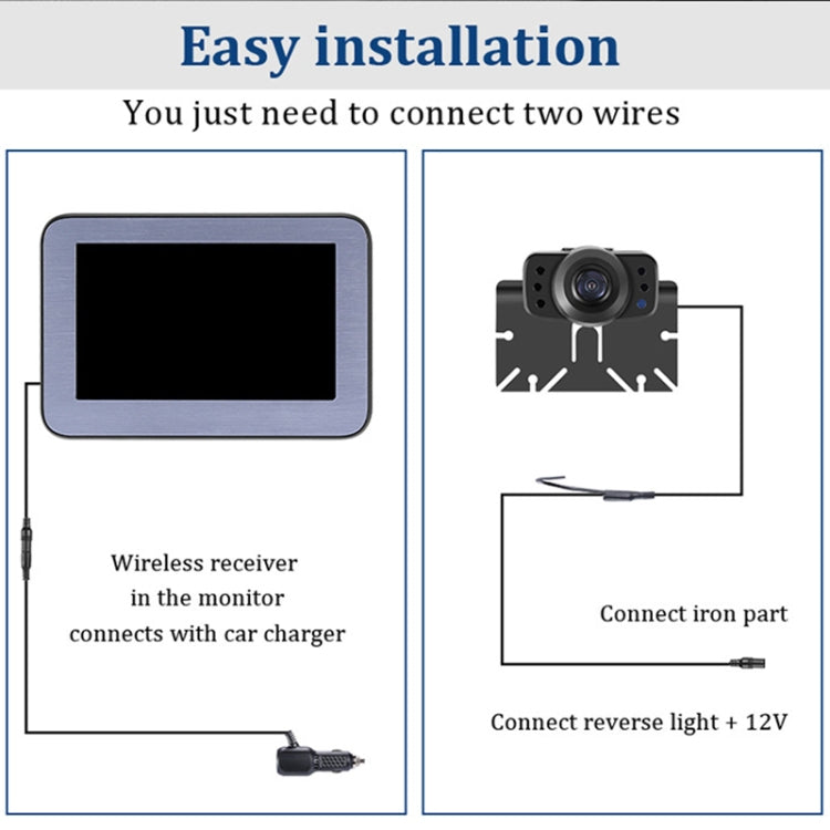 PZ510-W 5 inch Car Wireless Reversing Video Style 2 ÎҵÄÉ̵ê